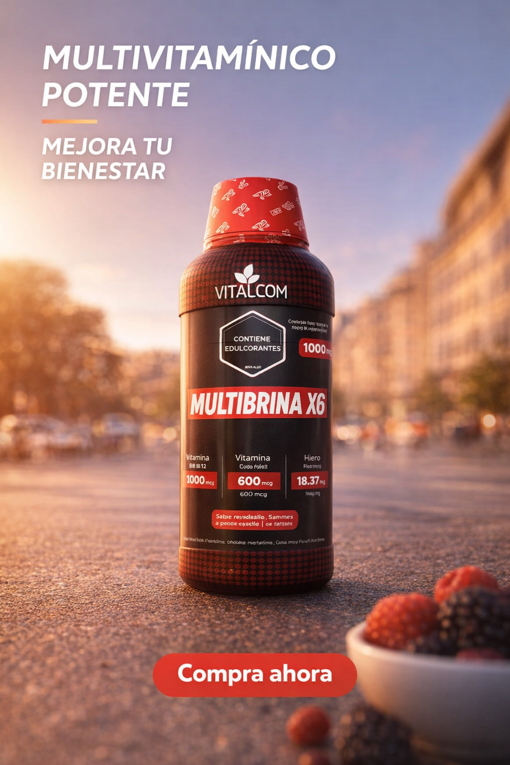 MULTIBRINA X6 — Enfoque, Energía Mental y Función Cerebral